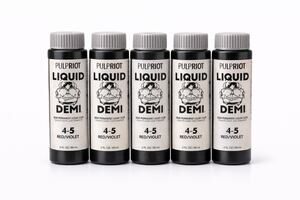 Pulp Riot Liquid Demi 4-5 Red Violet Hair Color 2oz 60ml x5